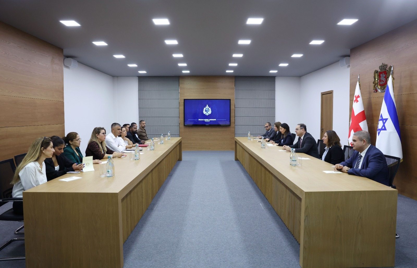 შსს-ს სამუშაო ვიზიტით ისრაელის პოლიციის დელეგაცია ეწვია