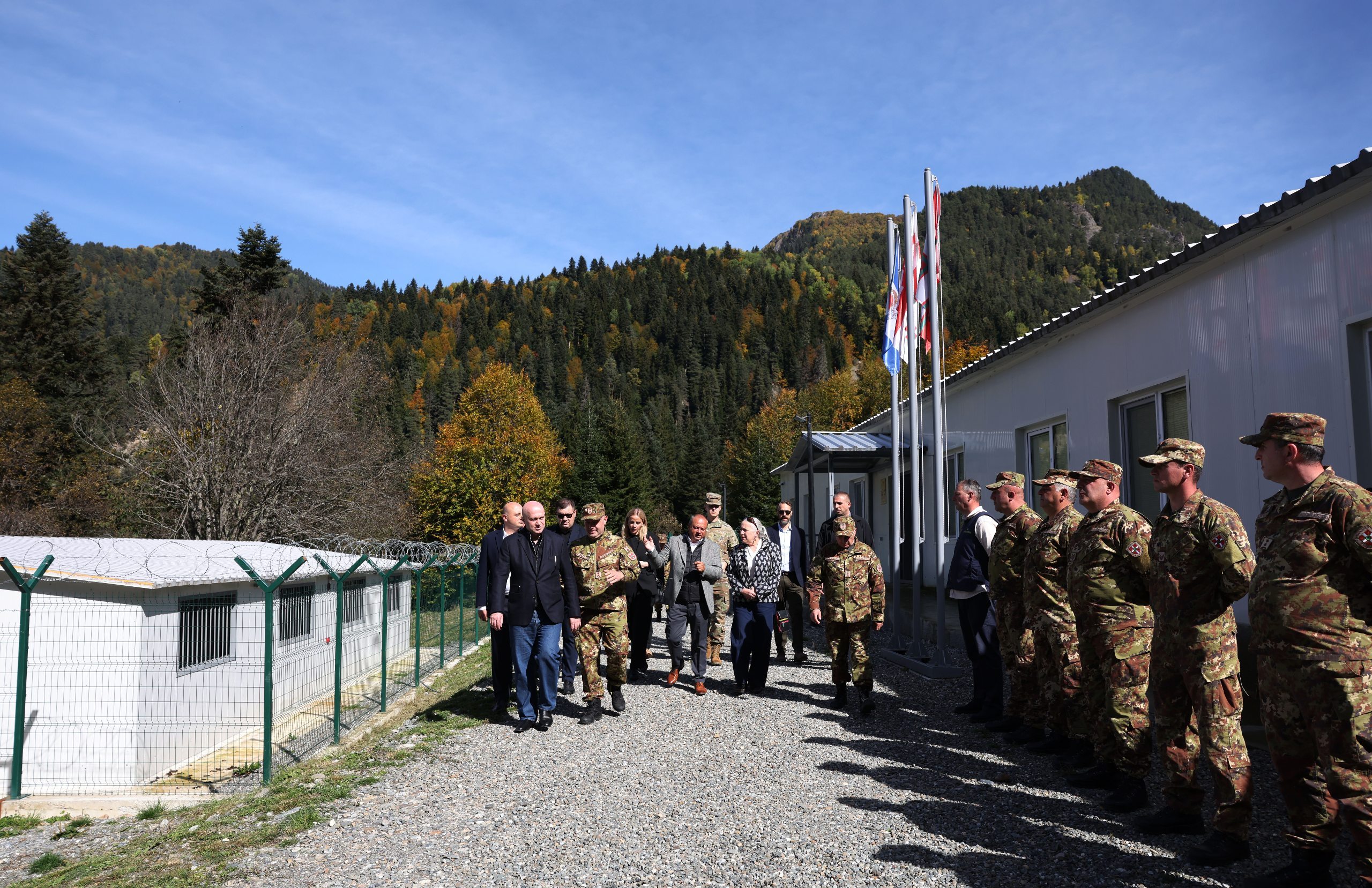 Georgia opens US-supported border post in mountainous Racha region